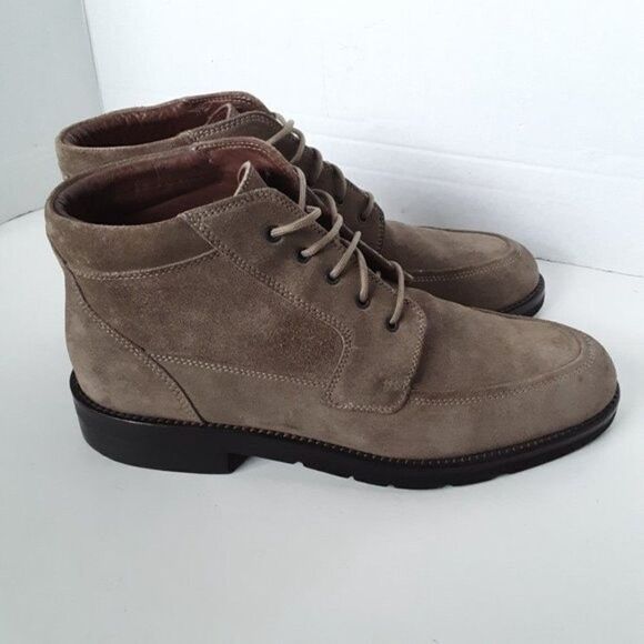 E.T. WRIGHT Men Dress Suede Boot size 8B - Picture 10 of 11